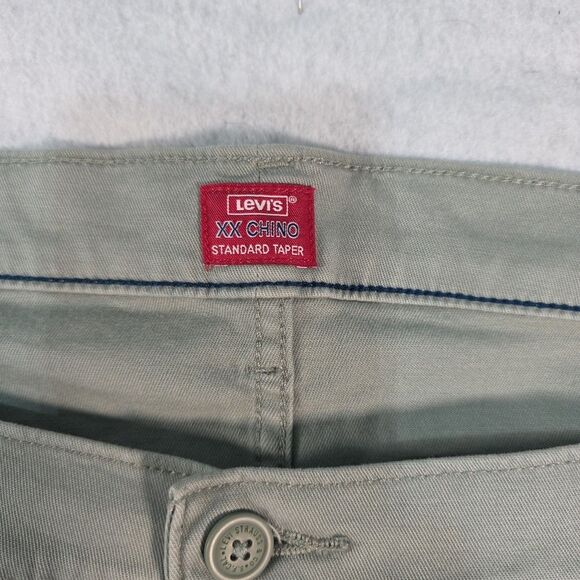 LEVI'S XX Chino Standard Taper Stretch Jeans Chino Mens Size 50X34 394470007 NWT - Picture 4 of 12